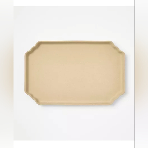 Other - Ceramic Sandy Glaze Tray - Threshold™ designed with Studio McGee: Oblong Decorat